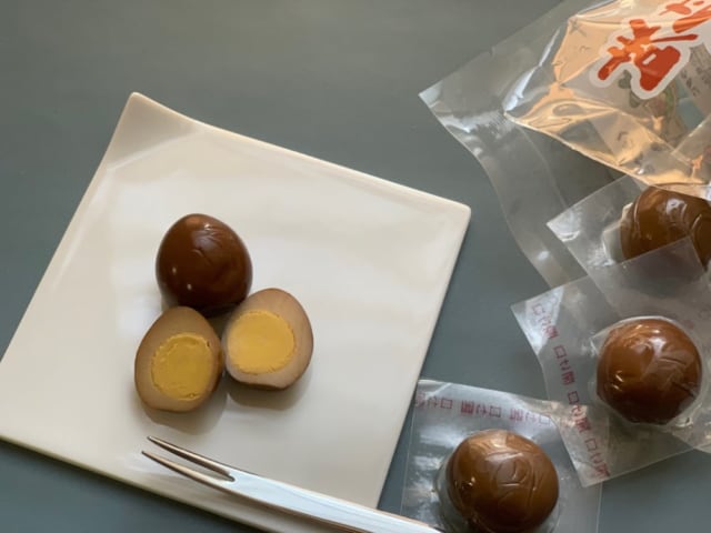 成城石井　国産味付けうずらたまご　開封画像