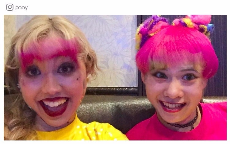 ぺこ＆“新世代おネエ”ぺえ「すごい破壊力」顔交換で「個性強まった」「強烈すぎ」の声