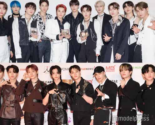 JO1&Stray Kids「KCON LA」“1年越し”対面集合ショットに「ついに」「ずっと待ってた」とファン歓喜