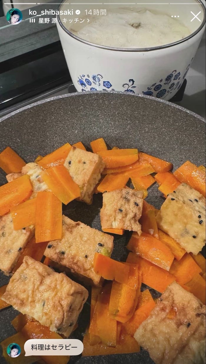 柴咲コウInstagramストーリーズより