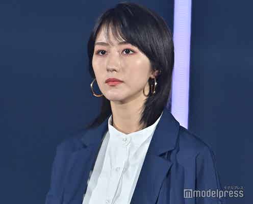 櫻坂46土生瑞穂、大人っぽい表情に釘付け ネイビーセットアップでクールに<TGC 2022 S/S>