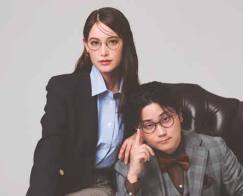 東海オンエア虫眼鏡&トラウデン直美「名探偵コナン」対談 コナンを連想させるトラッドスタイルで登場