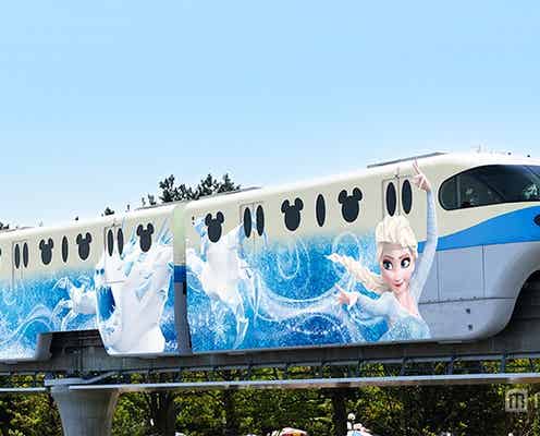 ディズニー「アナと雪の女王」モノレールがリニューアル 新キャラクターも登場