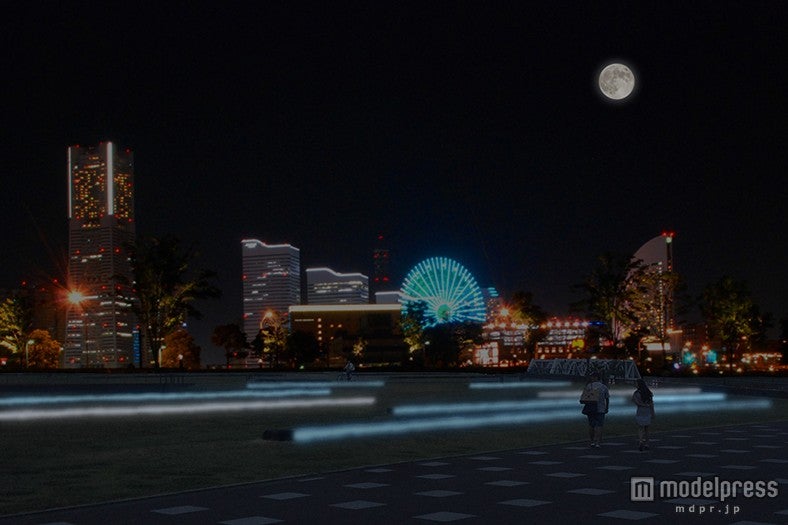 ある海辺（作品イメージ）／画像提供：スマートイルミネーション横浜実行委員会