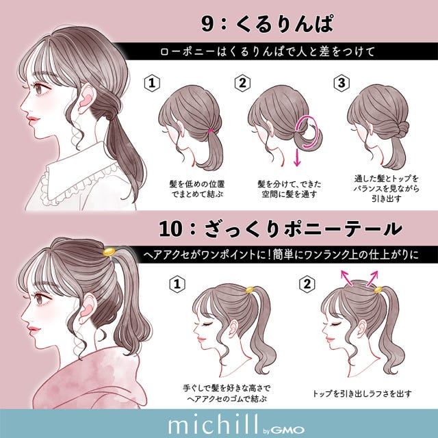 春のヘアアレンジ