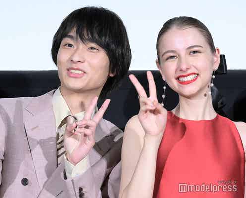 嵐莉菜、家族と舞台挨拶に登壇 奥平大兼も絶賛「すごく可愛い」<マイスモールランド>