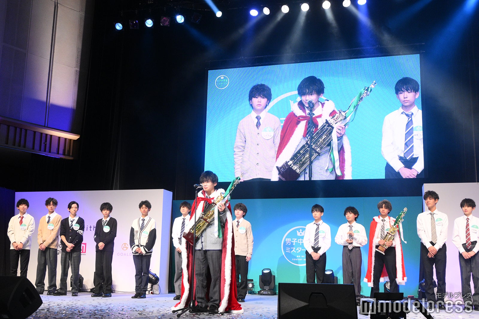 「男子中学生ミスターコン2024」グランプリに輝いた井原泰知くん（C）モデルプレス