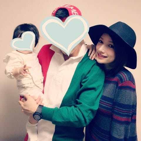 後藤真希と家族(提供画像)