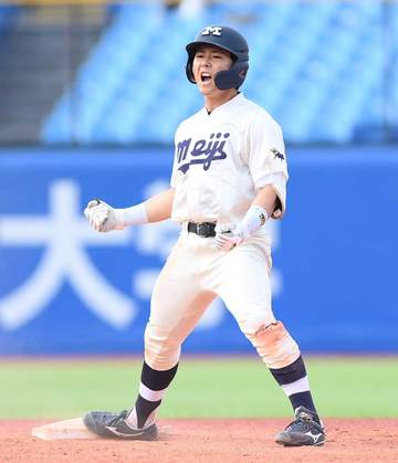 今秋ドラフト候補、明大・福原聖矢 開幕から安打量産、打てる捕手として評価うなぎ上り 
