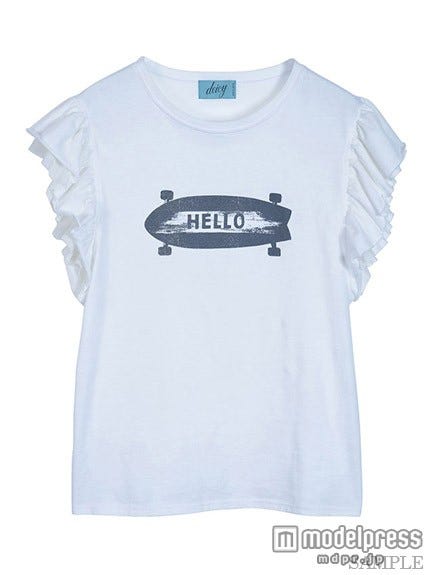 HELLO ロゴフリルTシャツ「deicy」7,020円(税込)