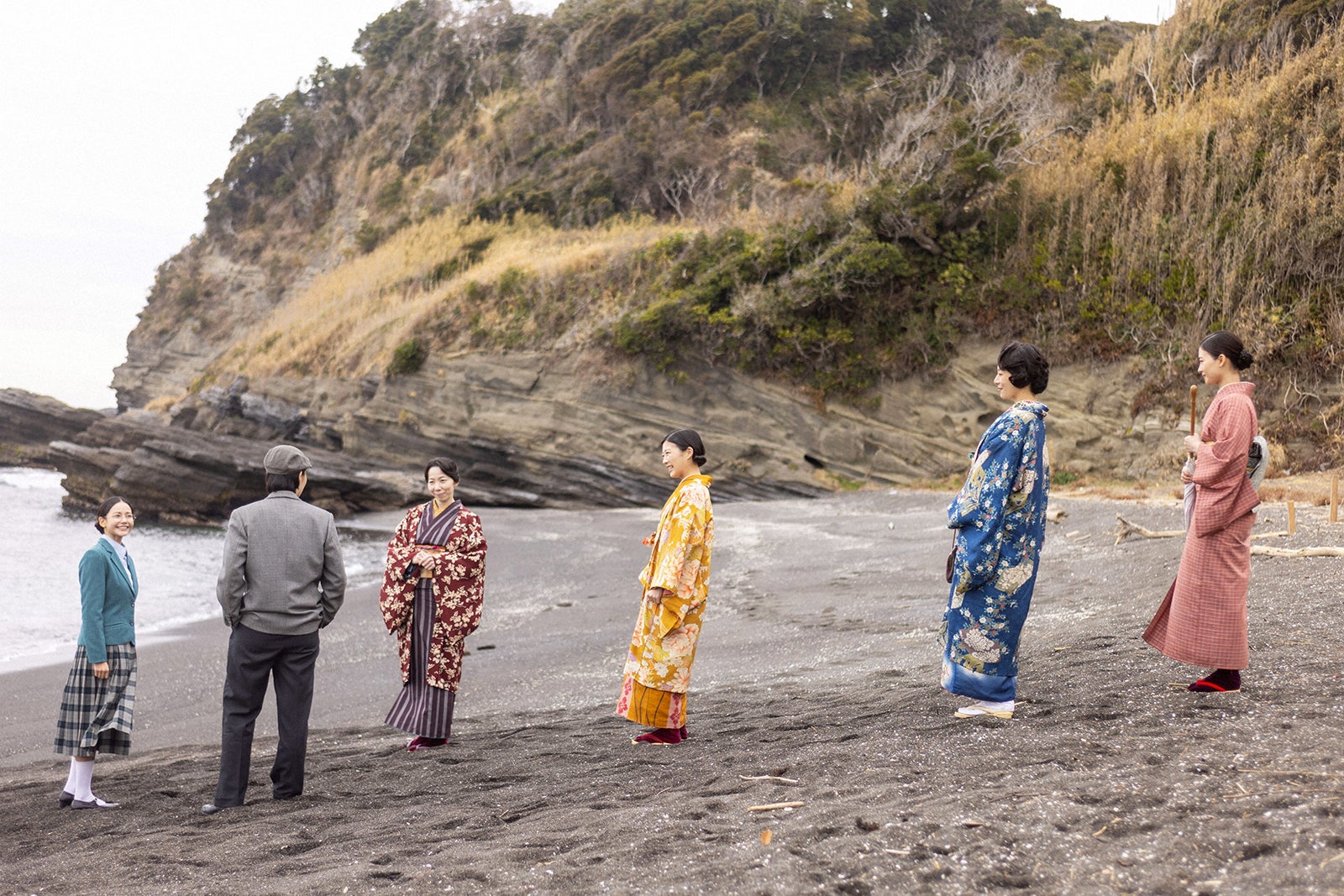 ハ・ヨンス、土居志央梨、平岩紙、伊藤沙莉、桜井ユキ、羽瀬川なぎ「虎に翼」第28話（C）NHK