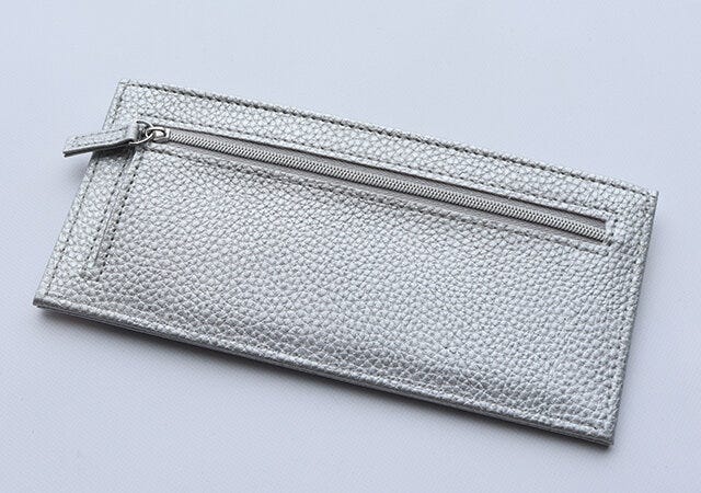 付録　素敵なあの人　TABASA　レザー調超スリム財布　小銭入れ　ファスナー式