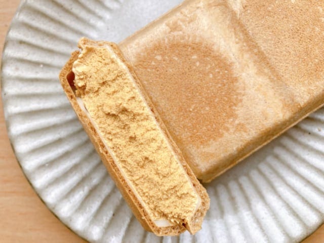 本格的な味わいのキャラメルアイス