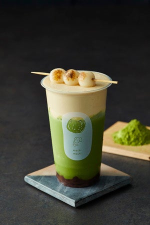 もちもち抹茶あずきラテ 680円 +tax／画像提供：ベイクルーズ