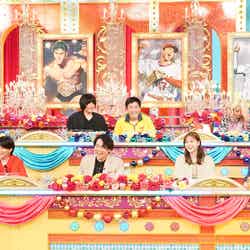（上段左から）神田愛花、ランジャタイ、荒川（下段左から）松本薫、伊沢拓司、白石麻衣、有田哲平（C）日本テレビ