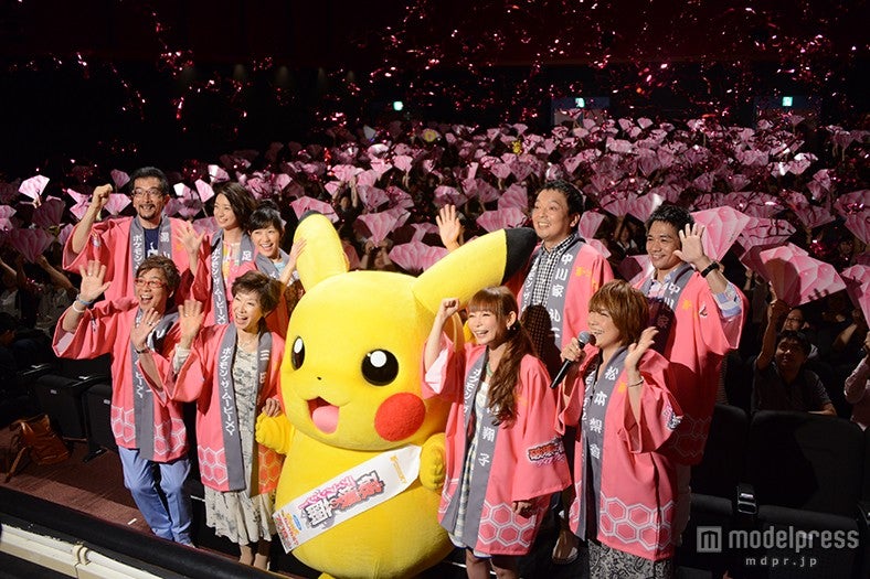 映画「ポケモン・ザ・ムービーXY 破壊と繭のディアンシー」（7月19日公開）初日舞台挨拶