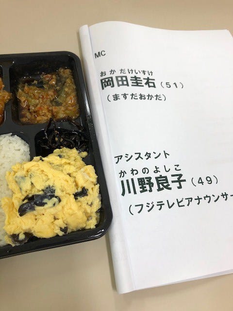 ちなみに、一日の収録で5本分なので100問くらい問題を読みます。これは、原稿のごく一部です(提供写真)