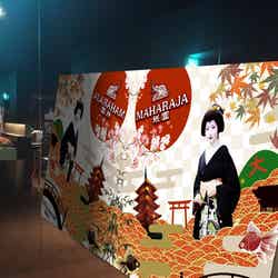店内のフォトブース/画像提供:マハラジャ祇園