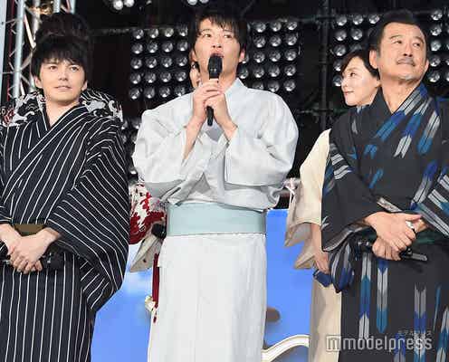 「おっさんずラブ」田中圭&林遣都&吉田鋼太郎、ほっぺを引っ張り合う 「徹子の部屋」にOL民が歓喜