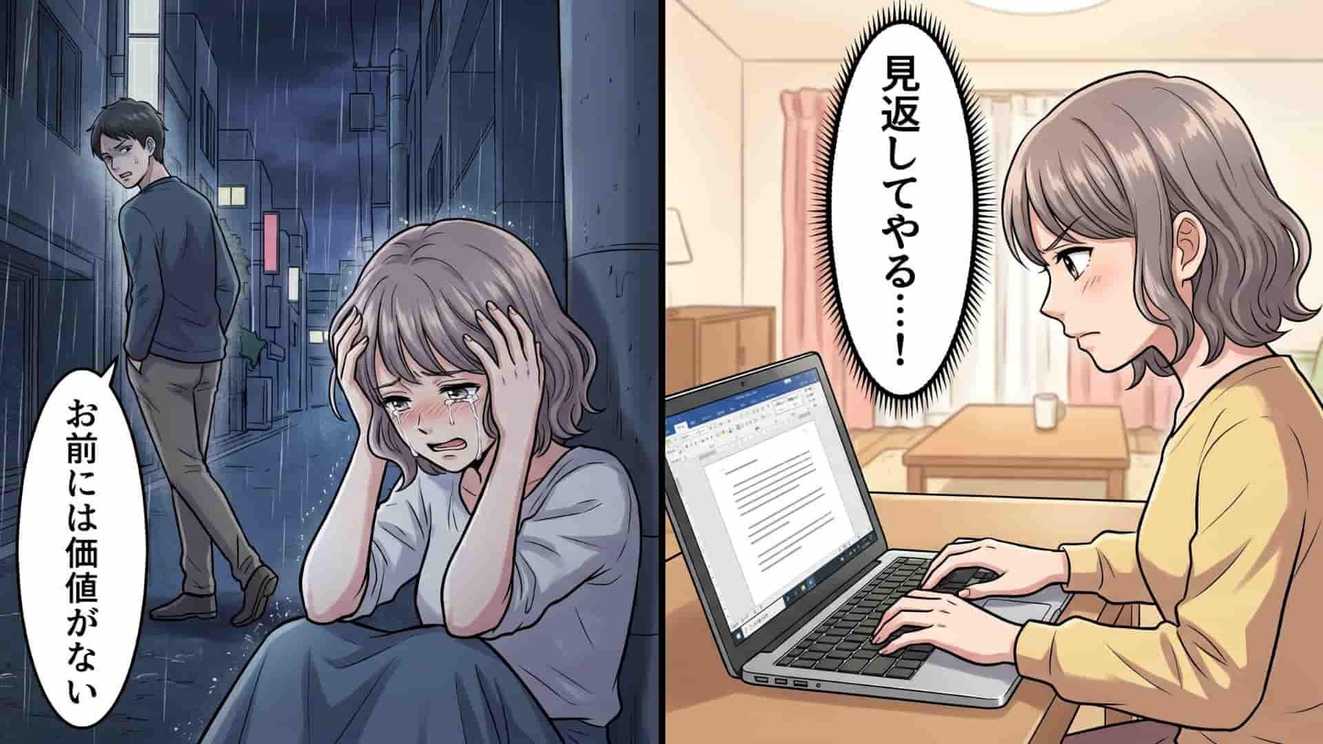 【最後にスカッと！】「お前には価値がない」浮気した彼がまさかの発言...激怒した主人公は、まさかの復讐を！？・前編
