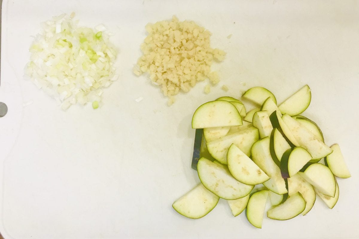 生姜なす焼きそば