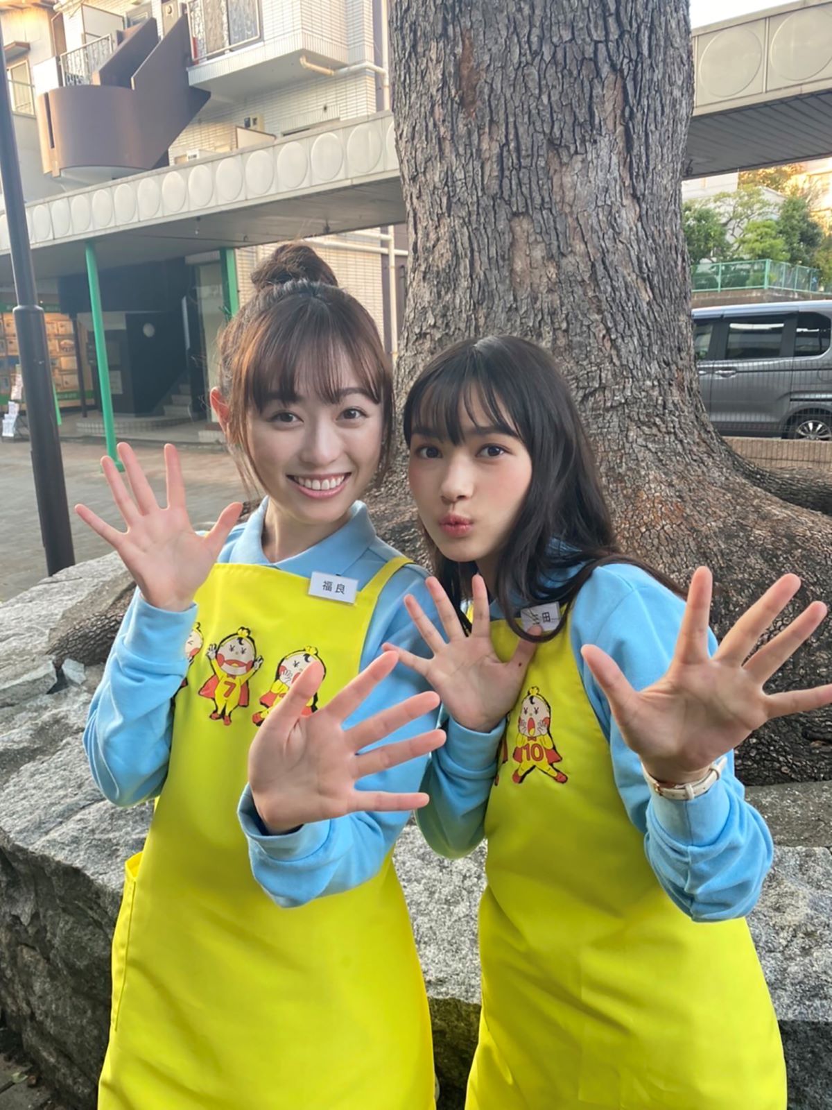 福原遥、新井舞良（提供写真）