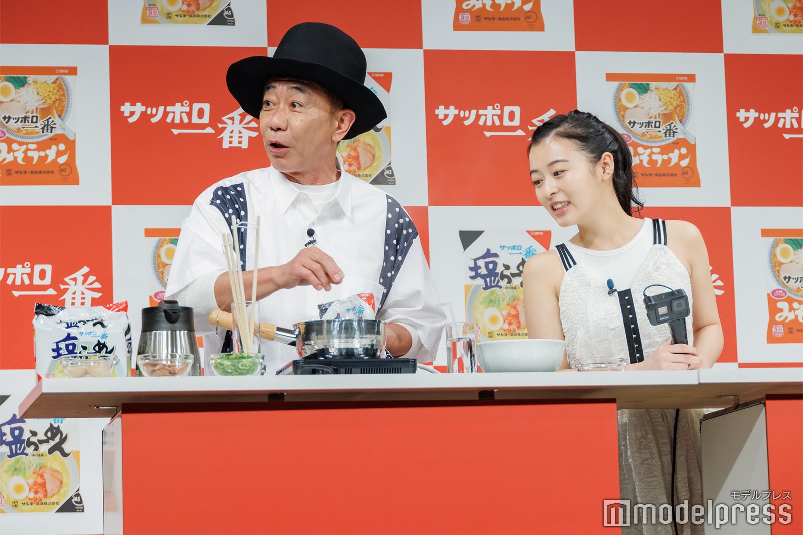 木梨憲武、森七菜（C）モデルプレス