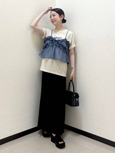 白Tシャツ コーデ 白Tシャツコーデ3