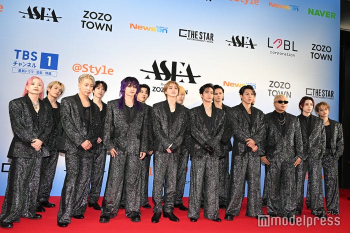 THE RAMPAGE/山本彰吾、浦川翔平、陣、藤原樹、与那嶺瑠唯、後藤拓磨、吉野北人、長谷川慎、川村壱馬、龍、RIKU、武知海青、LIKIYA、鈴木昂秀、神谷健太、神谷健太、岩谷翔吾(C)モデルプレス