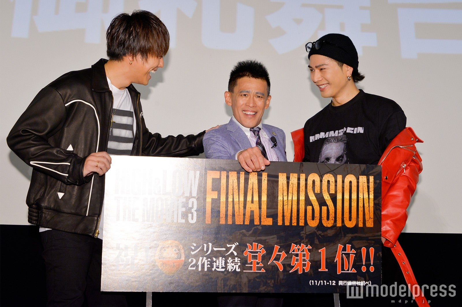 TAKAHIRO、柳沢慎吾、登坂広臣（C）モデルプレス