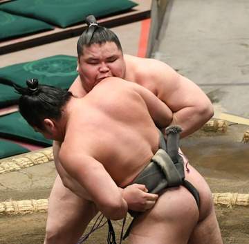 “史上最強の新弟子”旭富士が無傷4連勝で勝ち越し決める【大相撲夏場所】