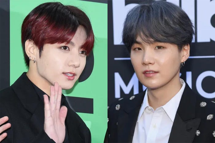 JUNG KOOK(ジョングク)、SUGA/Photo by Getty Images