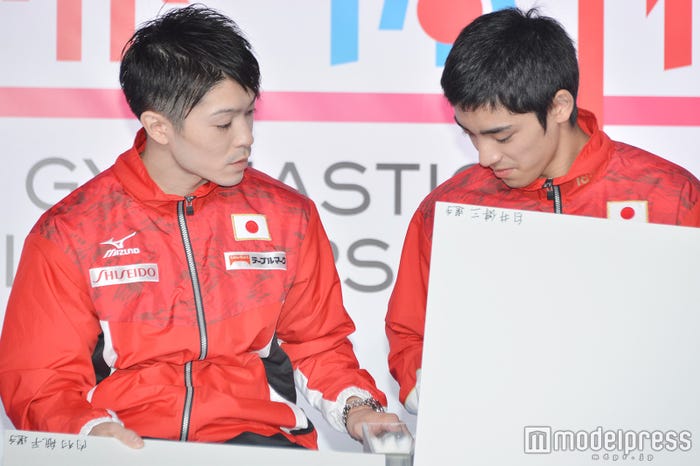 内村航平、白井健三 (C)モデルプレス