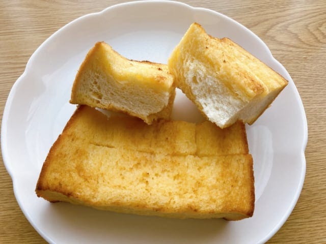 耳の部分は、しっかり固めでもっちり食感。