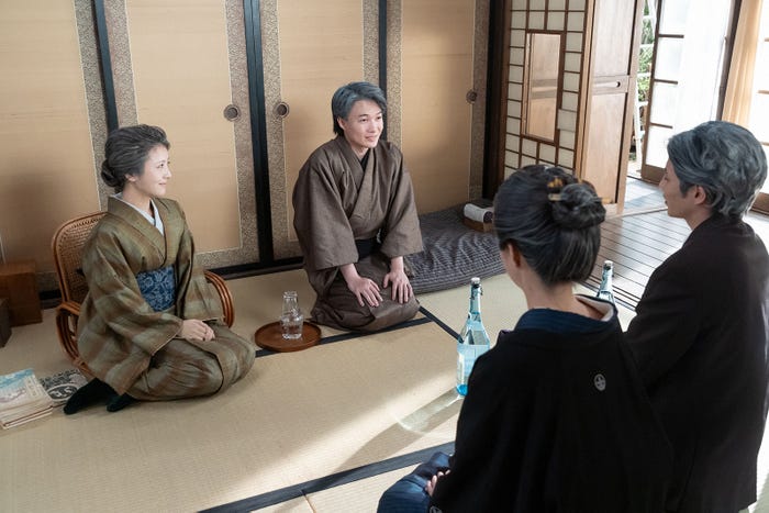 浜辺美波、神木隆之介、佐久間由衣、志尊淳「らんまん」第130話(C)NHK