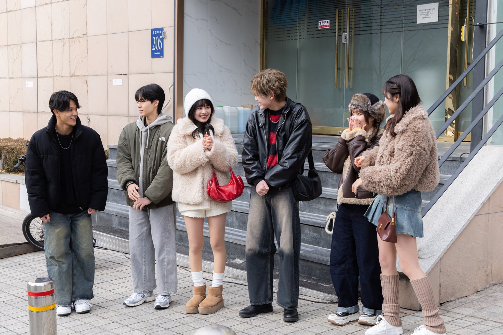 ゆうすけ、たくや、ひなの、せり、ひなた、はるな「今日、好きになりました。卒業編2025inソウル」第3話（C）AbemaTV, Inc.