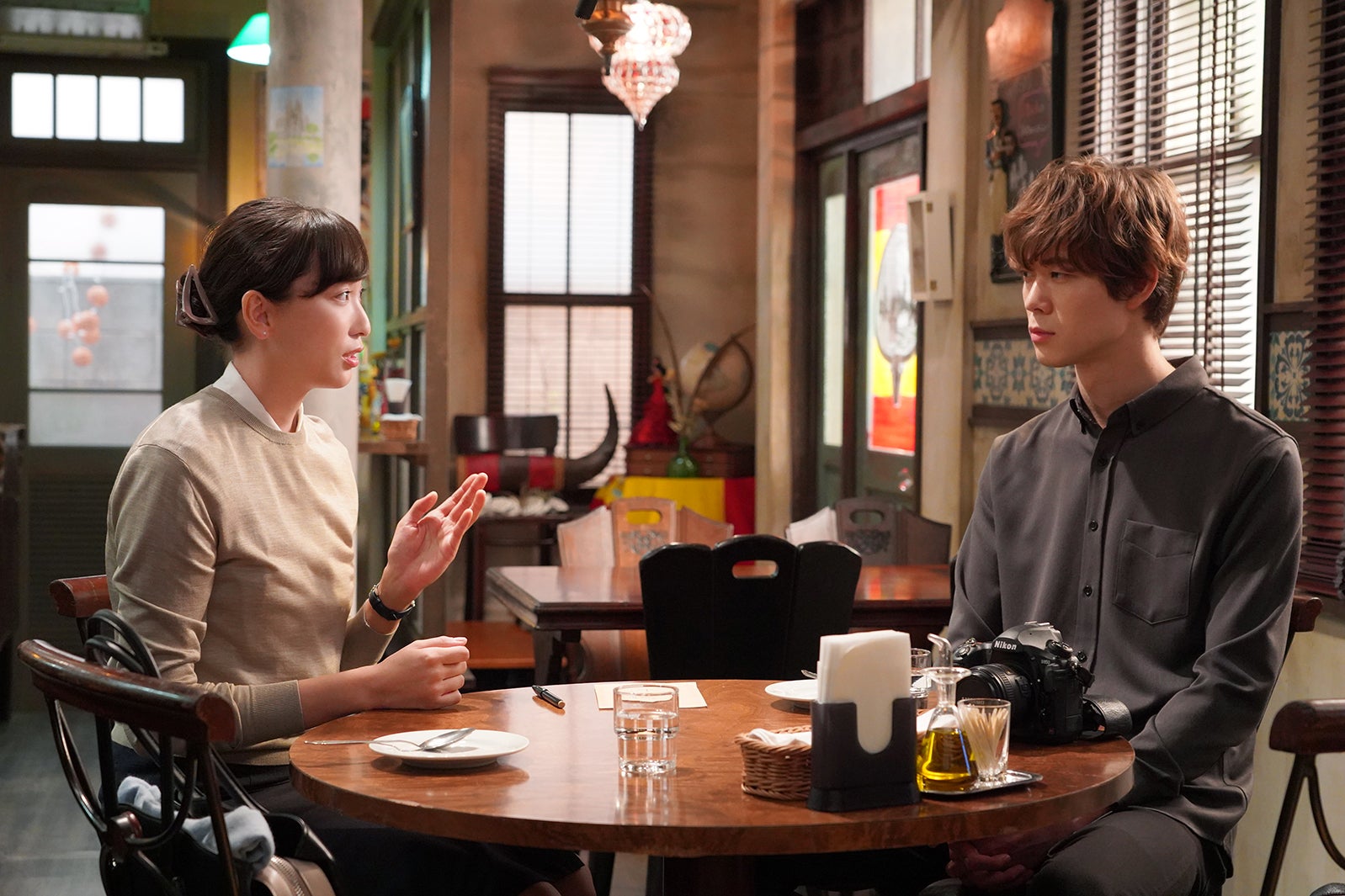 杏・宮沢氷魚／「偽装不倫」最終話より（C）日本テレビ