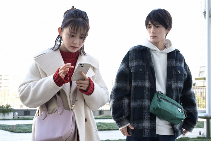 久間田琳加、山中柔太朗 「ブラザー・トラップ」第4話より(C)「ブラザー・トラップ」製作委員会