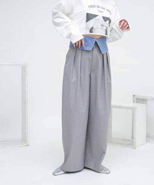 WIDEベルトパンツ/URBAN RESEARCH(提供画像)