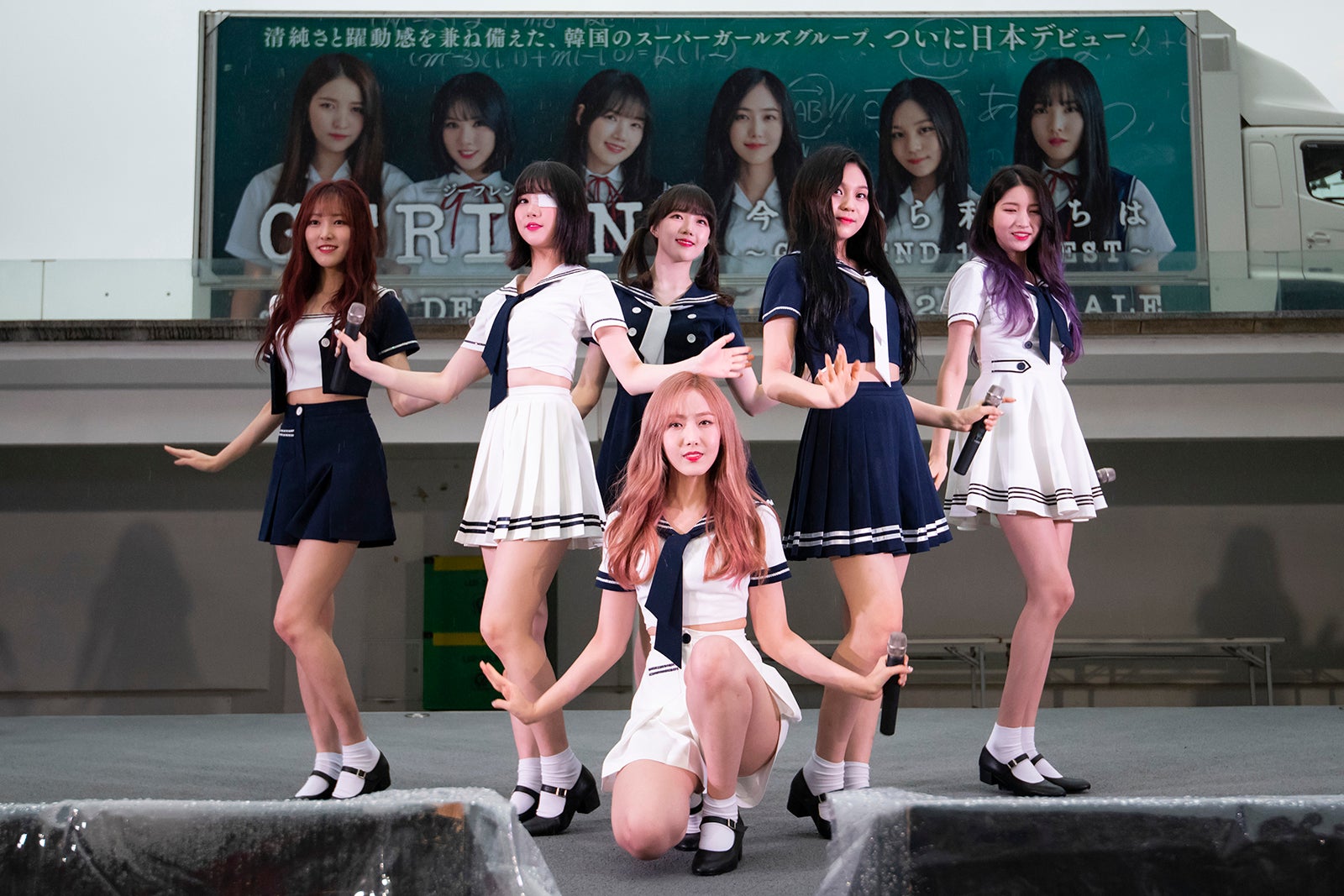 “大型K-POPガールズグループ”GFRIEND、日本デビュー日に1500人集結　成功へのスタート切る