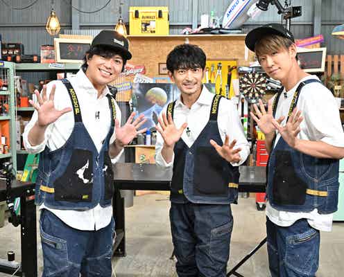 津田健次郎「NEWSの全力!!メイキング」ナレーション飛び出し登場 小山慶一郎&加藤シゲアキ「やっと来てくれた!」