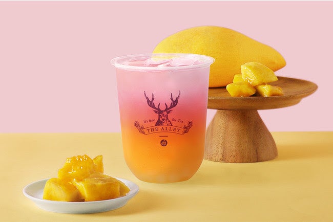 マンゴー緑茶ルル Mサイズ￥594／画像提供：ポトマック