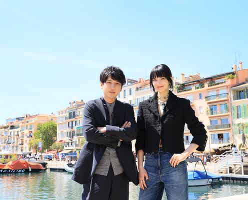 「8番出口」二宮和也&小松菜奈、カンヌ到着 景色堪能&記念撮影も「なかなか来られない場所」