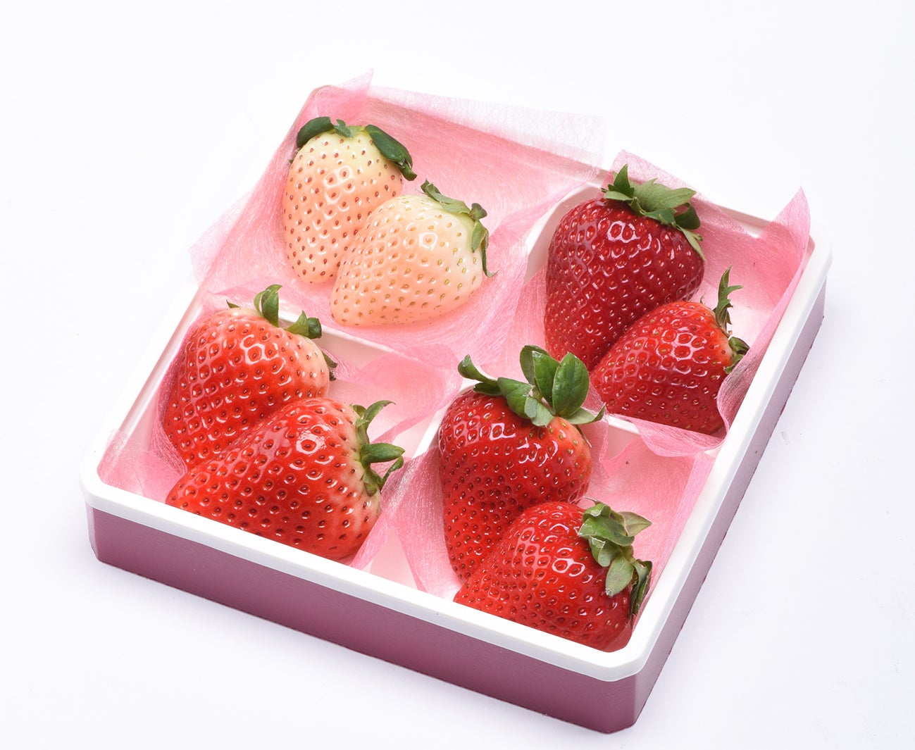 いちご4種食べ比べセット¥2,000／画像提供：株式会社 横浜赤レンガ