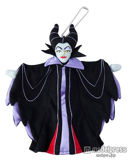 マレフィセントぬいぐるみバッジ(C)Disney