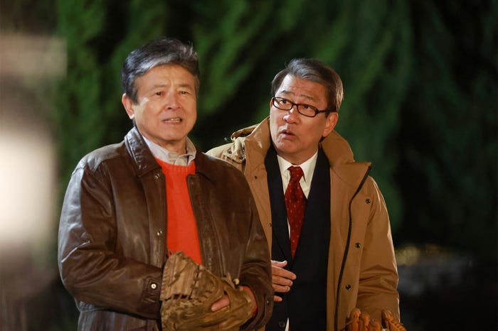 三浦友和、中井貴一「続・続・最後から二番目の恋」第3話(C)フジテレビ