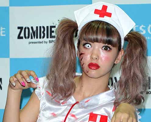 藤田ニコル、自前衣装でゾンビナースに変身「恋愛も追いかけるタイプ」
