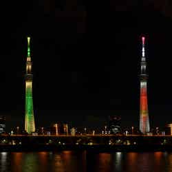 左:シャンパンツリー 右:キャンドルツリー(C)TOKYO-SKYTREETOWN