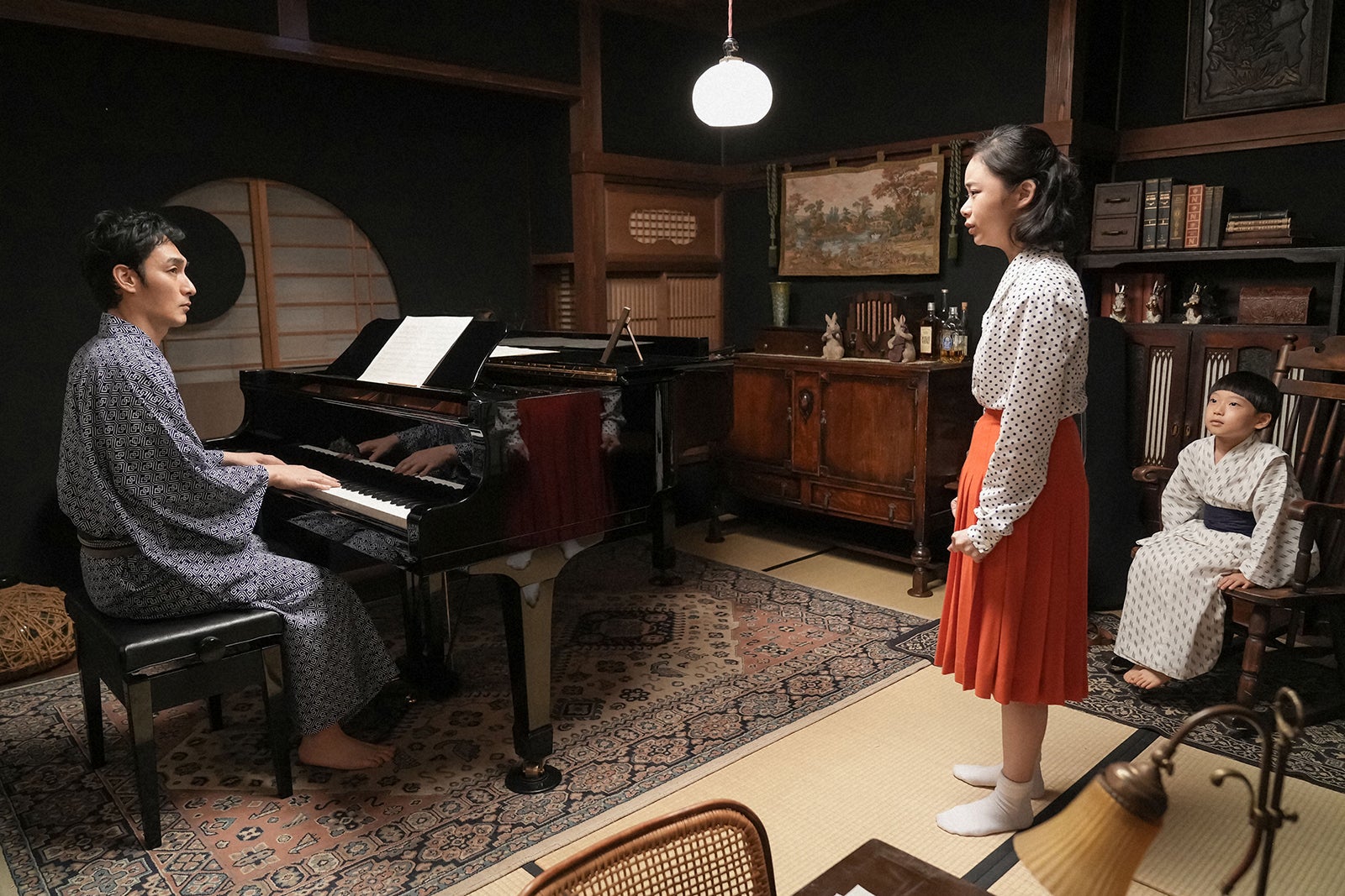 草なぎ剛、趣里、高田幸季「ブギウギ」第29話（C）NHK