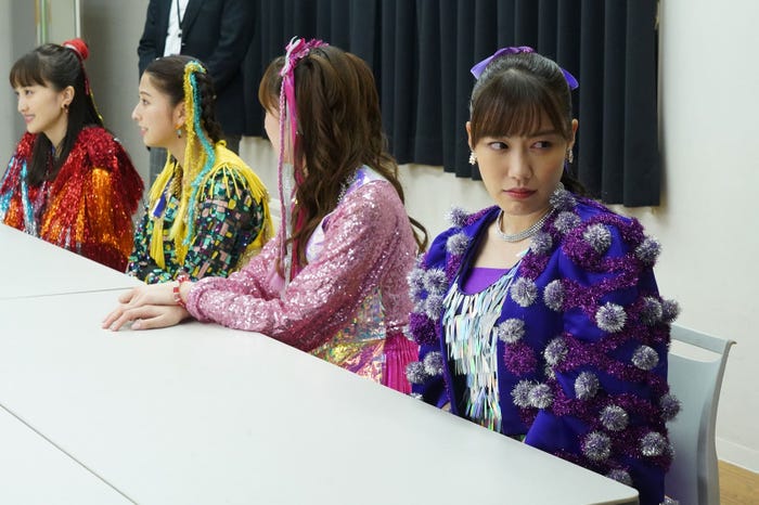 ももいろクローバーZ(左から:百田夏菜子、玉井詩織、佐々木彩夏、高城れに)(C)フジテレビ